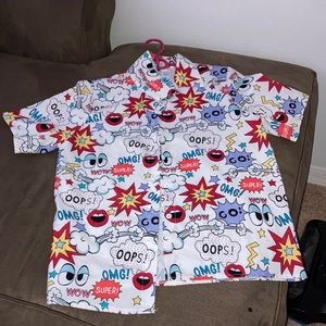 Comic themed shirt